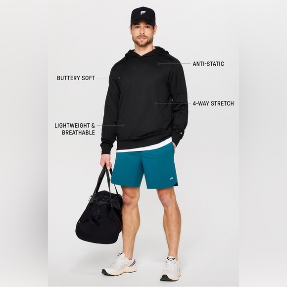 Fabletics The Cloud Jersey Hoodie Sz large - Picture 4 of 8